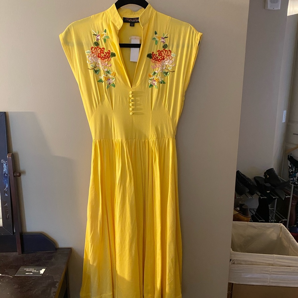 Yellow Maria Trashy Diva Dress